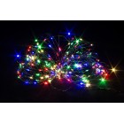 Гирлянда светодиодная "Нить-Роса", нить зеленая,  1000LED диодов, 100м, контроллер-кнопка, цвет-мульти. Артикул Г0143003