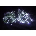 Гирлянда светодиодная "Нить-Роса", нить зеленая, 500LED диодов, 50м, контроллер-кнопка, цвет-белый. Артикул Г0145004