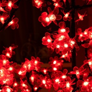 арт.Г8124 Свтодиодное дерево 1.5м "Баугиния", 480LED, свечение красное