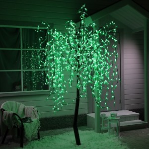 арт.Г8331 Свтодиодное дерево 2.0м "Плакучая ива", 1152LED, свечение белое