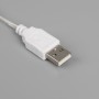Снежинка неоновая, диаметр 30см,  на батарейках, USB цвет-белый. Артикул Г7989805