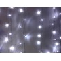 Светодиодный занавес Плей-Лайт, 2.0*1.5м, стыкуется, с контроллером, цвет-белый, прозрачный провод. Артикул Г1252